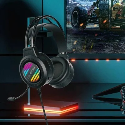 Gameon Got100 Ravenstrike Rgb Gaming Headset - Black